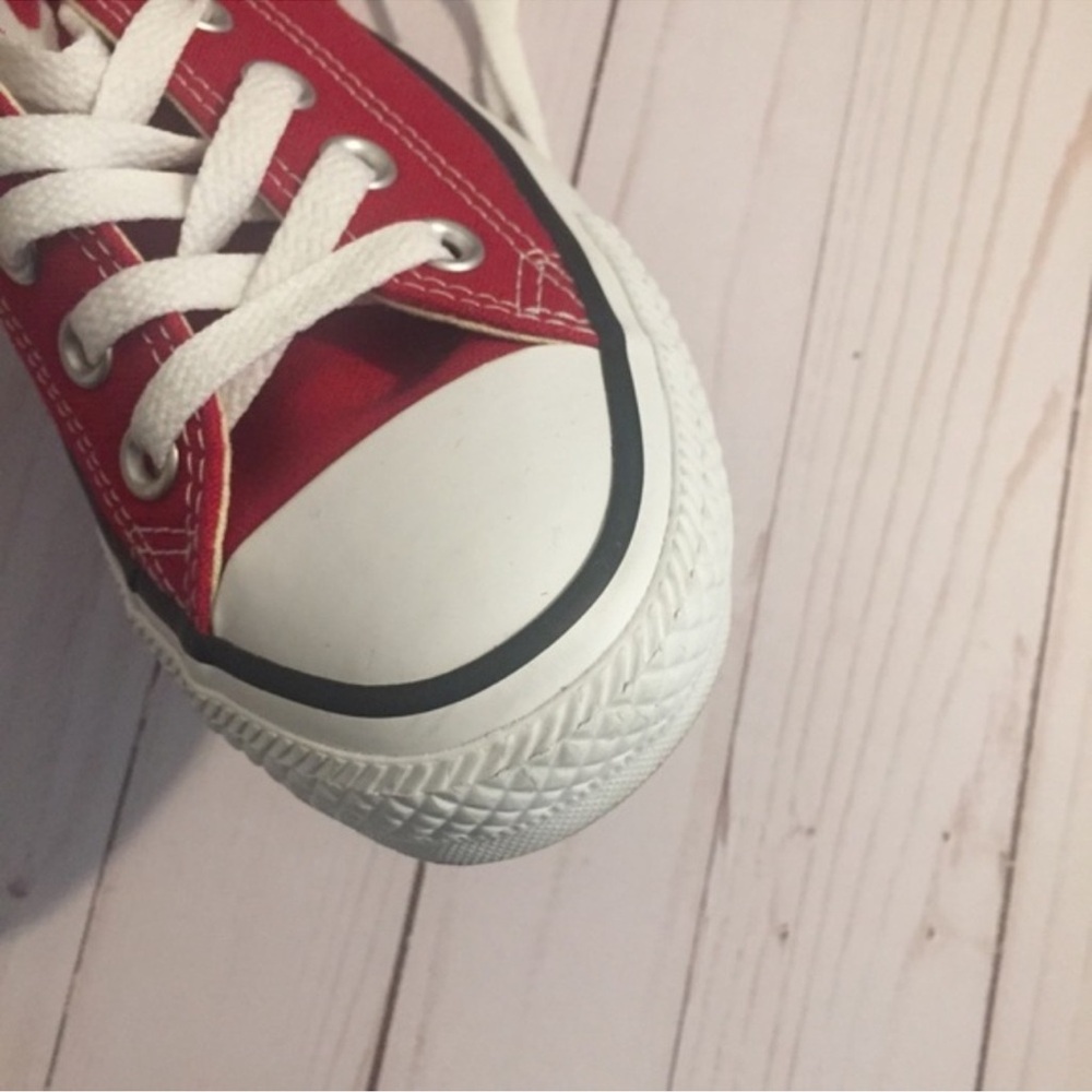 Converse | Shoes | Embroidered All Star Sneaker | Red - Picture 7 of 8